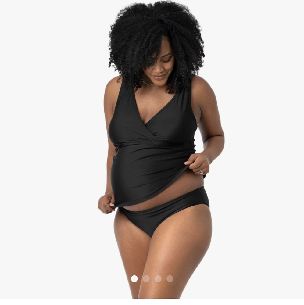 Kindred Bravely Crossover Nursing & Maternity Tankini Top